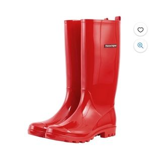 Planone red rain boots. Great condition. Size 40